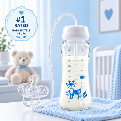 Hands-Free Baby Bottle